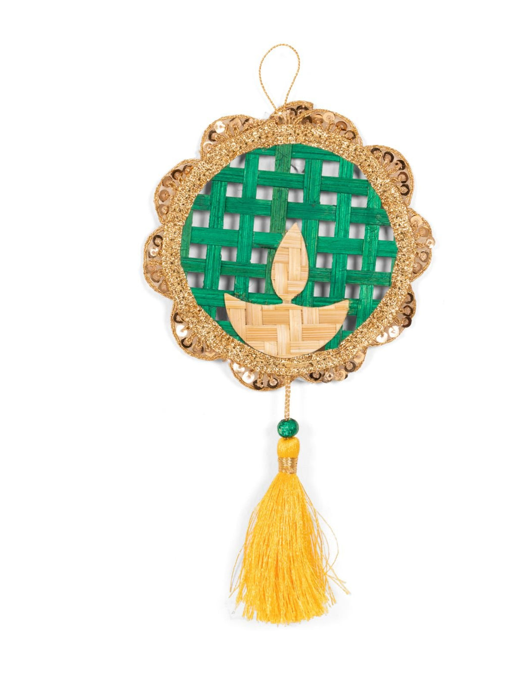 Deepak Handcrafted Bamboo Hanging - Set of 2 - Greenkraft