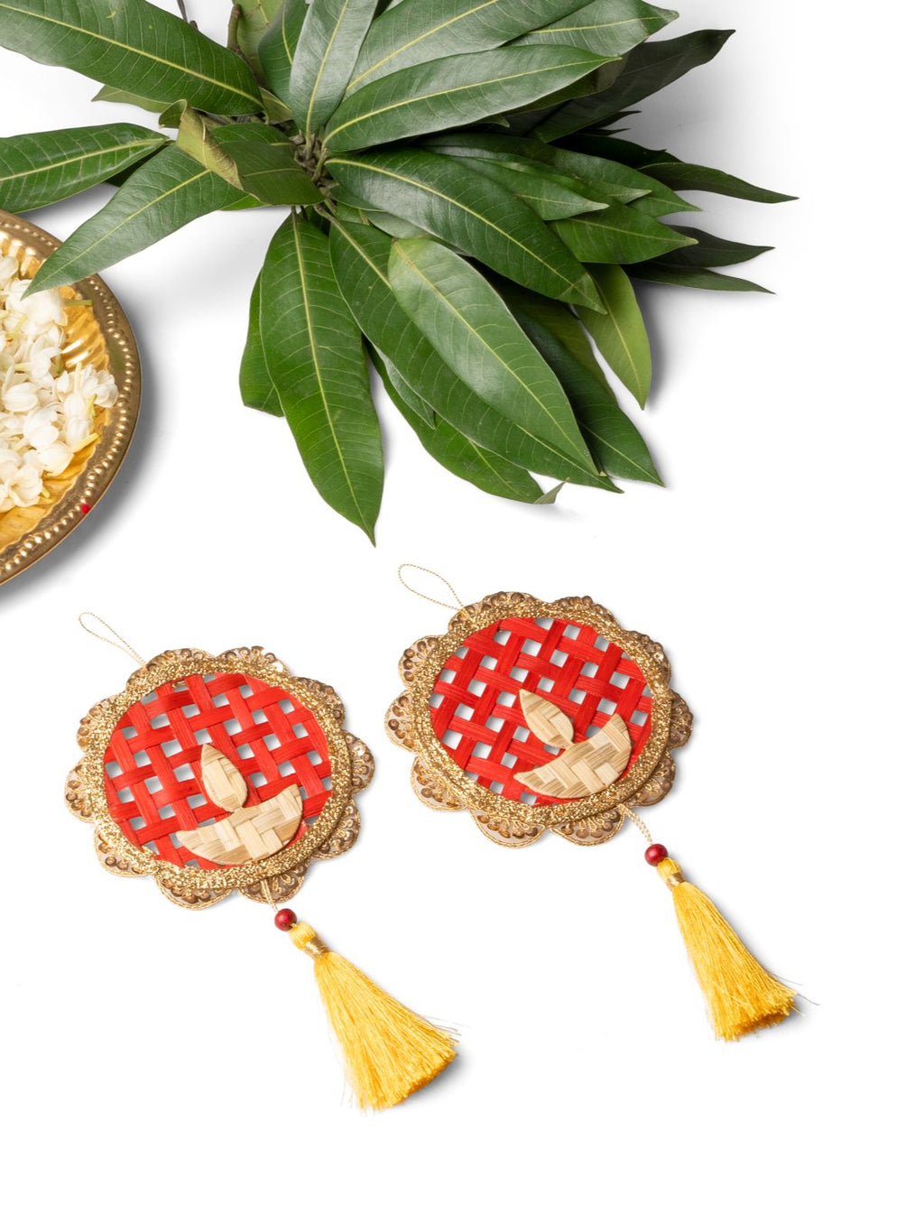 Deepak Handcrafted Bamboo Hanging - Set of 2 - Greenkraft