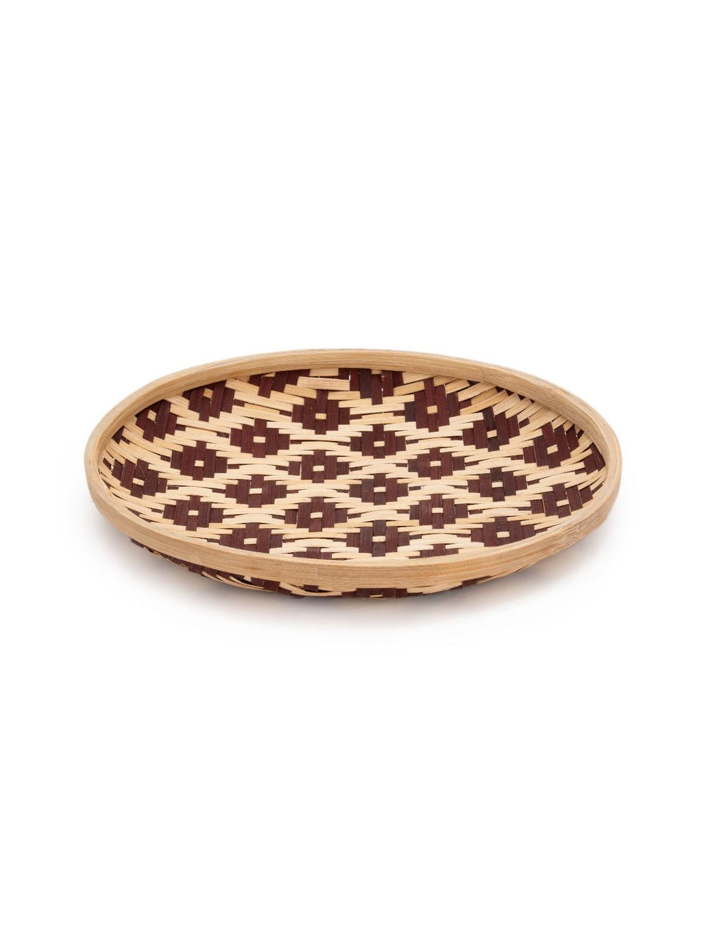 Elda Handcrafted Bamboo Wall Plate - Greenkraft