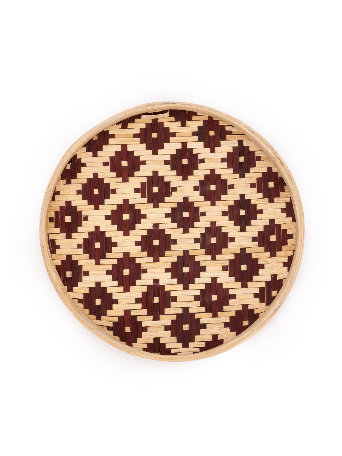 Elda Handcrafted Bamboo Wall Plate - Greenkraft
