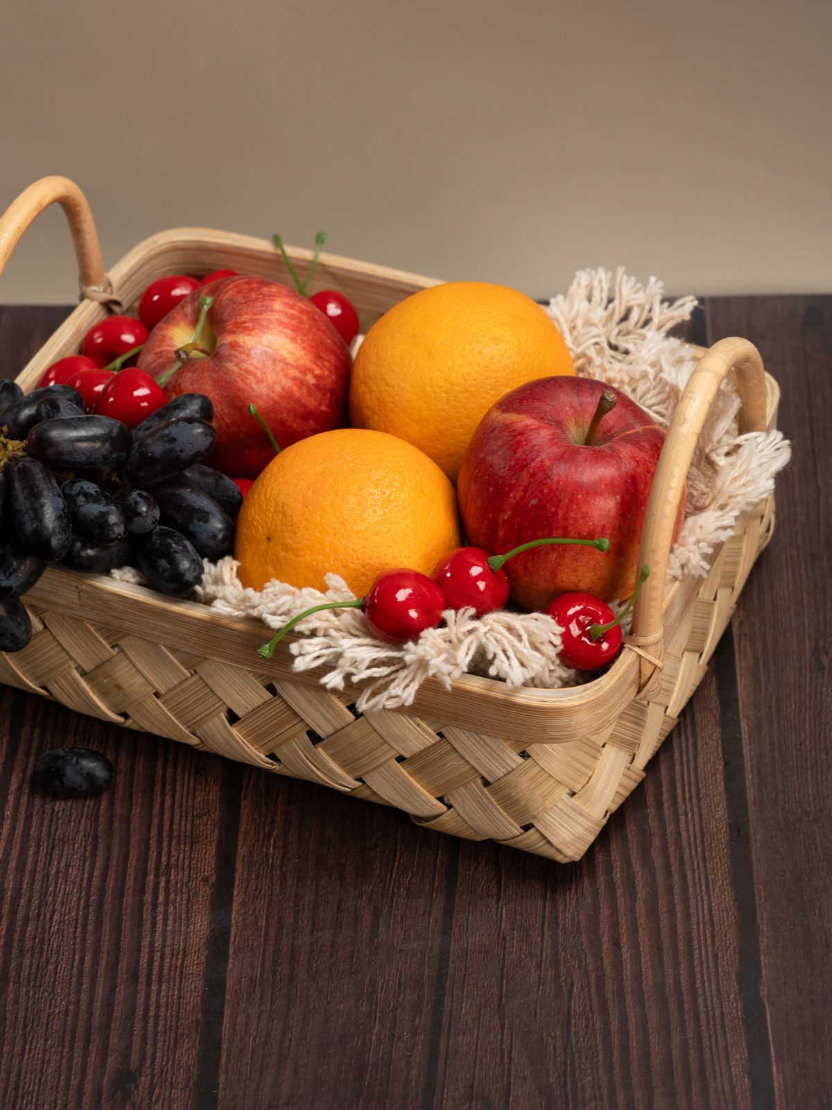 Elora Handcrafted Bamboo Basket - Greenkraft