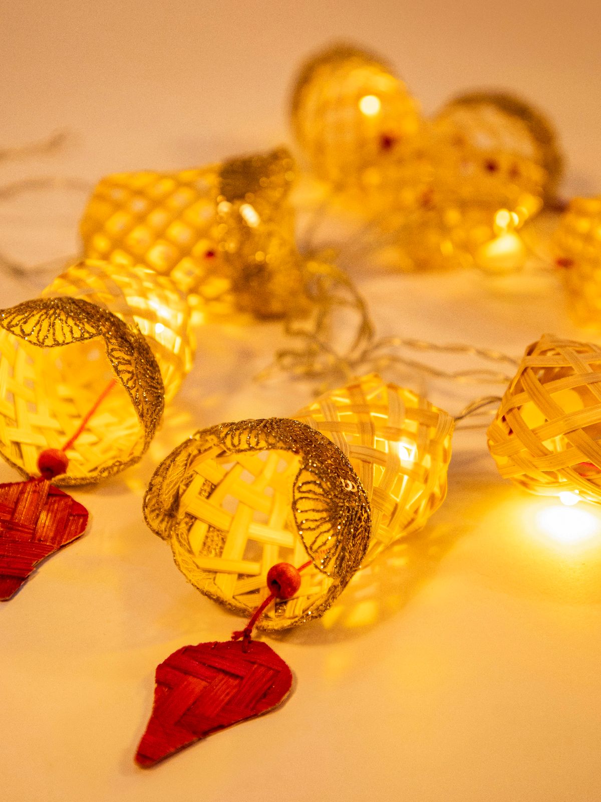 Jyoti Handcrafted Bamboo String light - Greenkraft