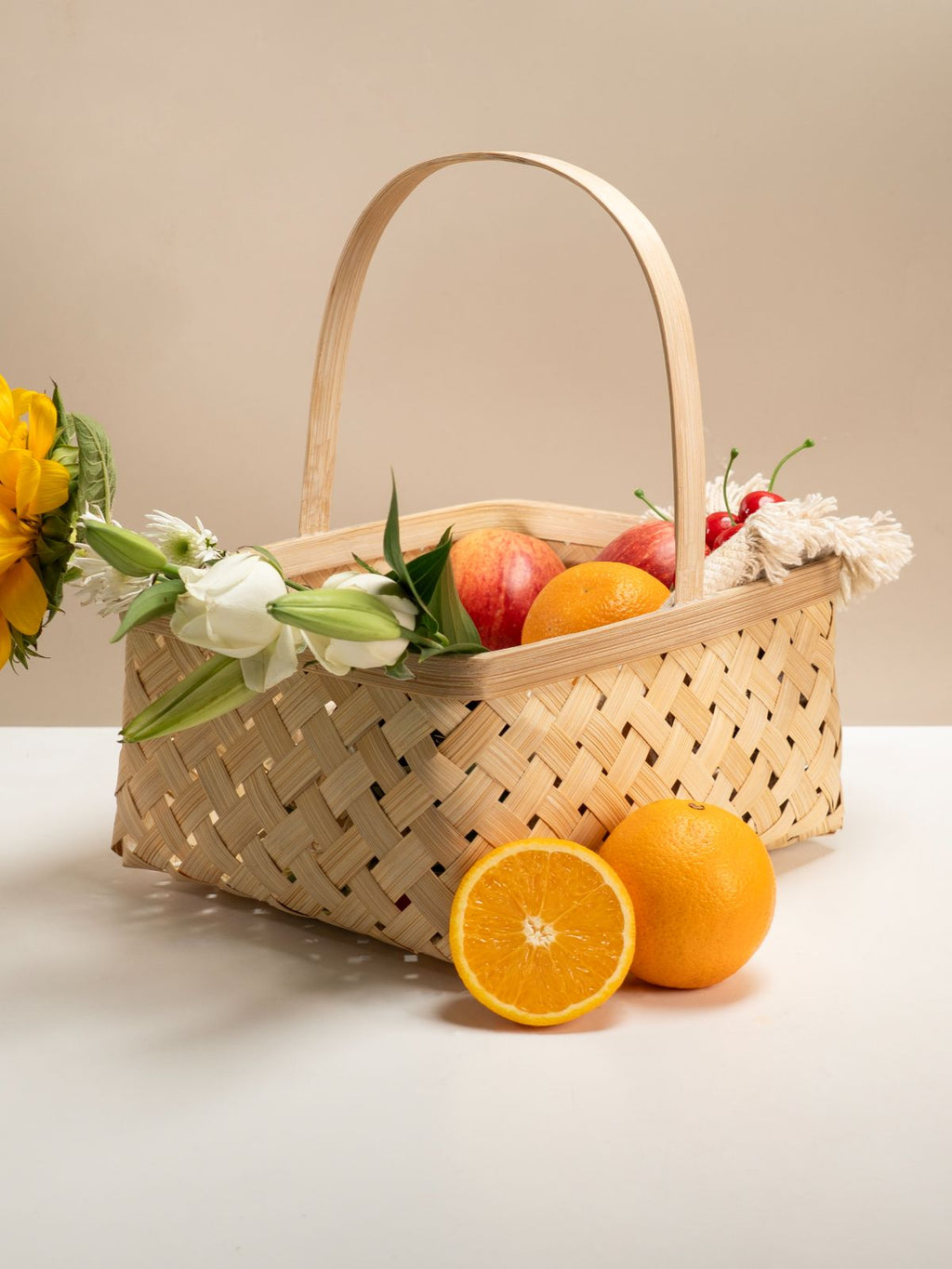 Kinto Handcrafted Bamboo Basket - Greenkraft