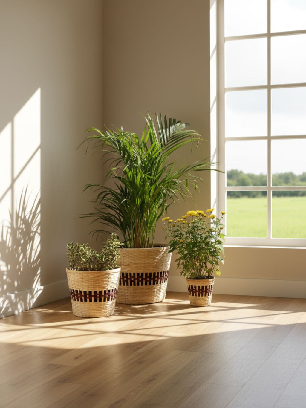 Kohima Weave Planter - Greenkraft