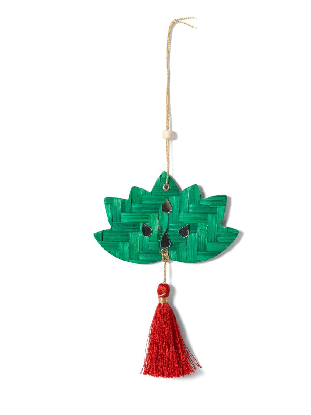 Lotus Handcrafted Bamboo Hanging - Set of 4 - Greenkraft