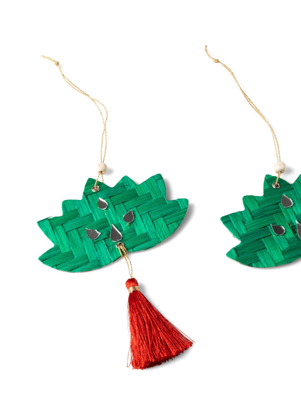 Lotus Handcrafted Bamboo Hanging - Set of 4 - Greenkraft