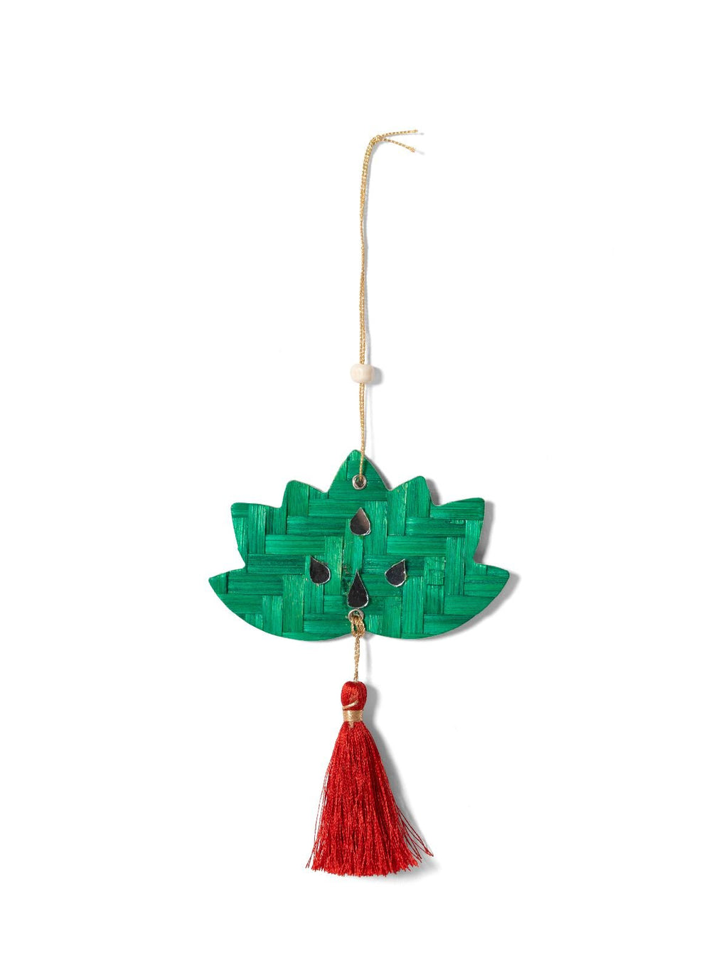 Lotus Handcrafted Bamboo Hanging - Set of 4 - Greenkraft