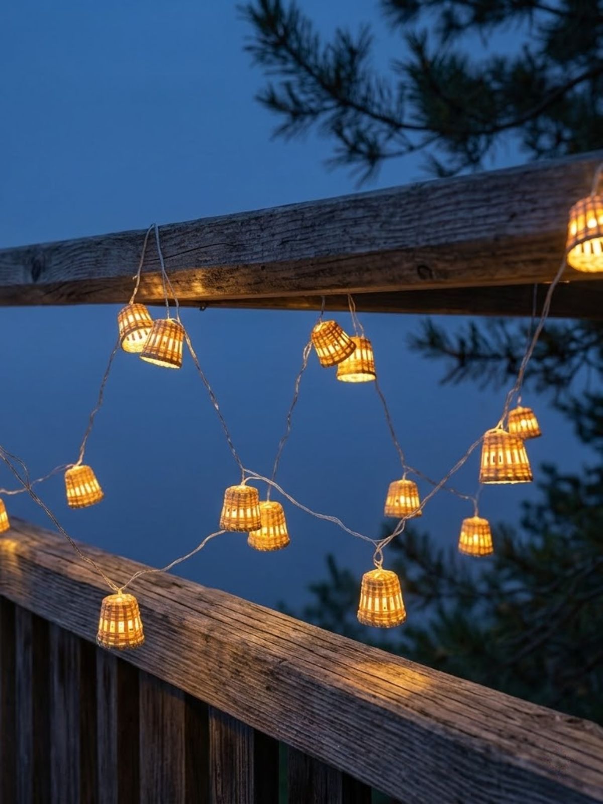 Lumina Handcrafted Bamboo String Light - Greenkraft