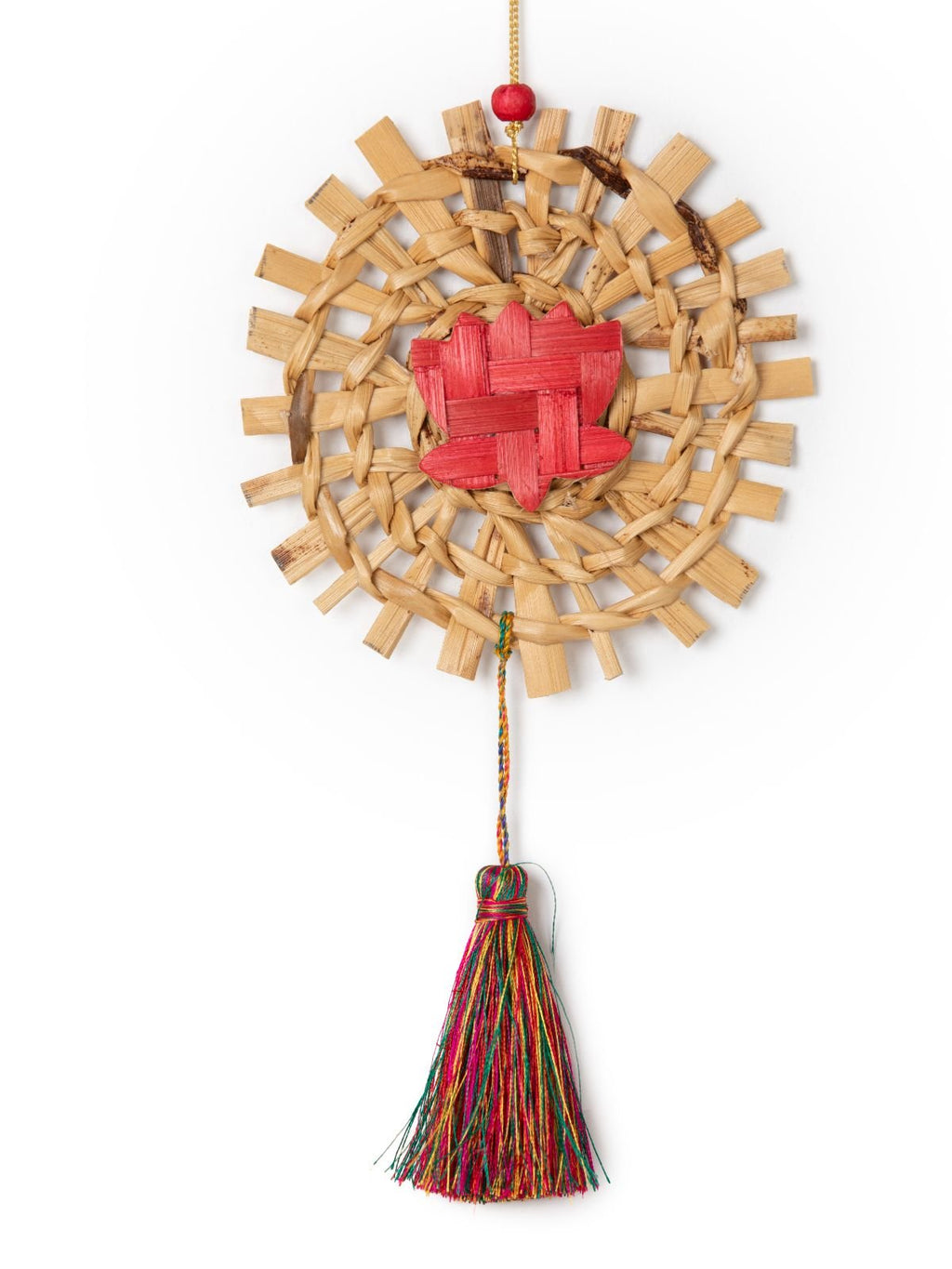 Mandala Lotus Handcrafted Banana Hanging - Set of 2 - Greenkraft