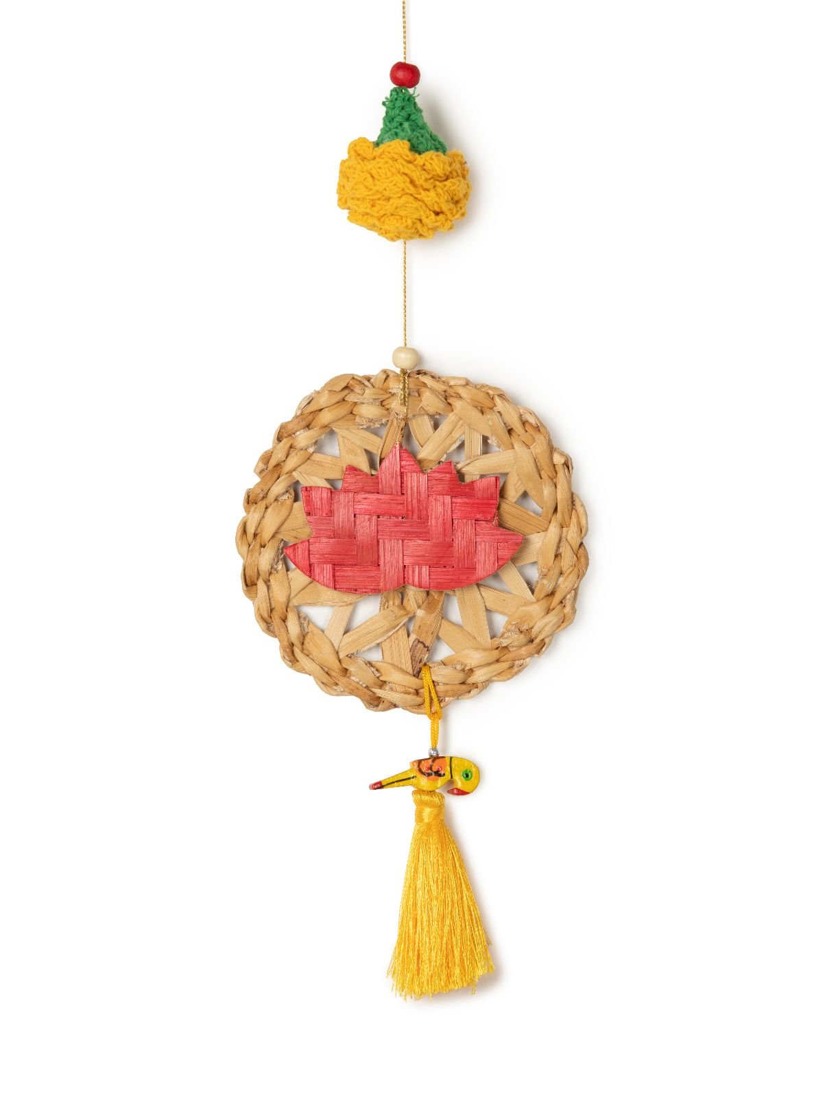 Marigold Lotus Handcrafted Banana Hanging - Set of 2 - Greenkraft