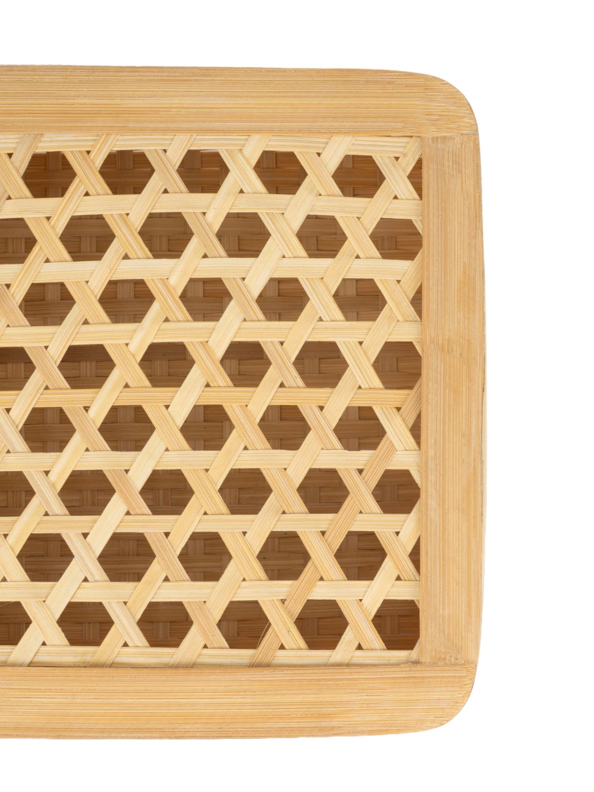 Mira Handcrafted Bamboo Square Box - Medium - Greenkraft