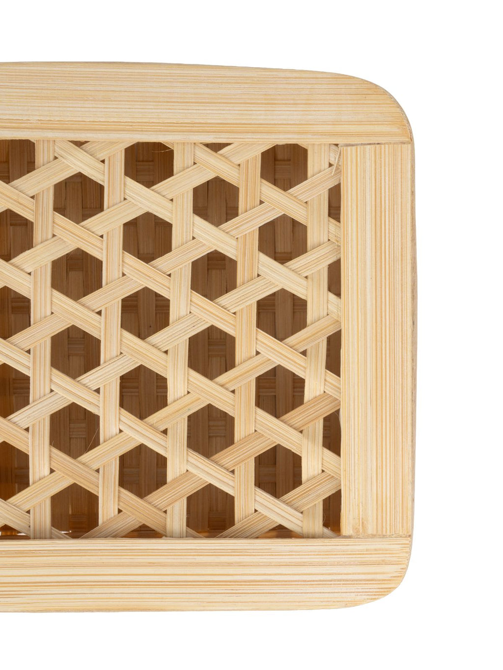 Mira Handcrafted Bamboo Square Box - Small - Greenkraft