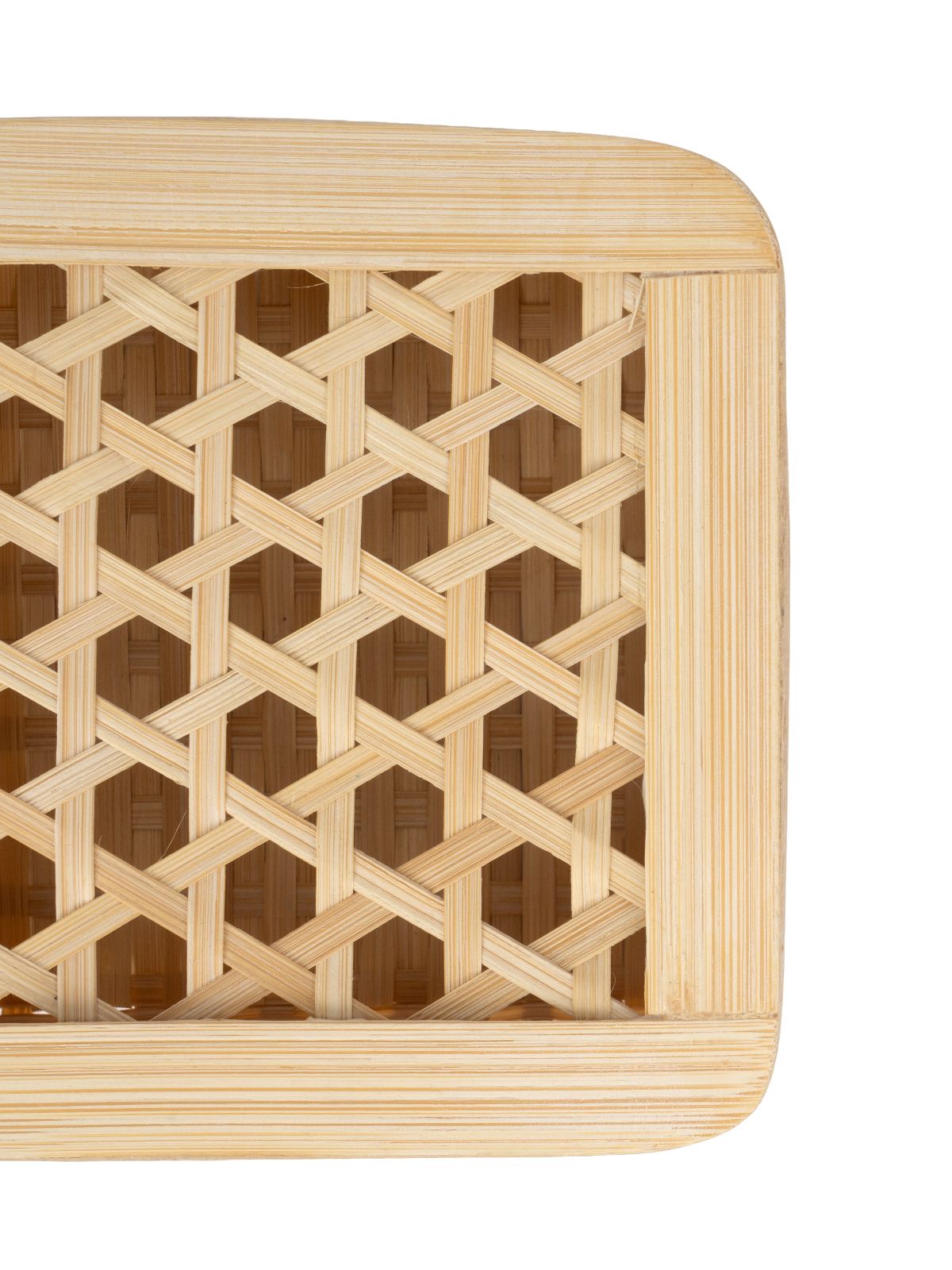 Mira Handcrafted Bamboo Square Box - Small - Greenkraft