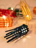 Multicoloured Frill Handcrafted bamboo String Light - Greenkraft