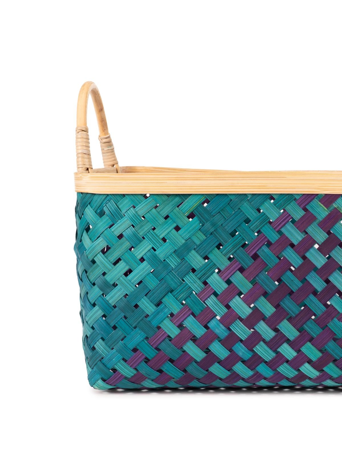 Neelaya Handcrafted Bamboo Basket - Medium - Greenkraft