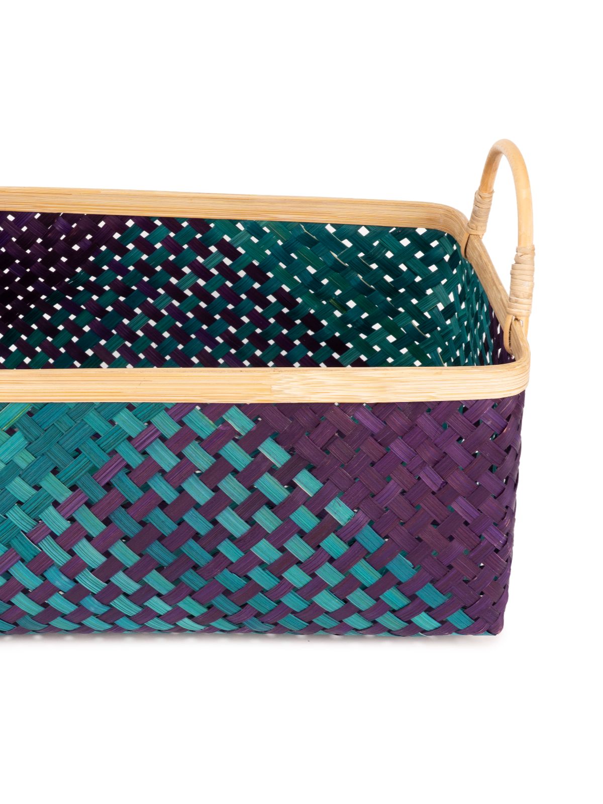 Neelaya Handcrafted Bamboo Basket - Medium - Greenkraft