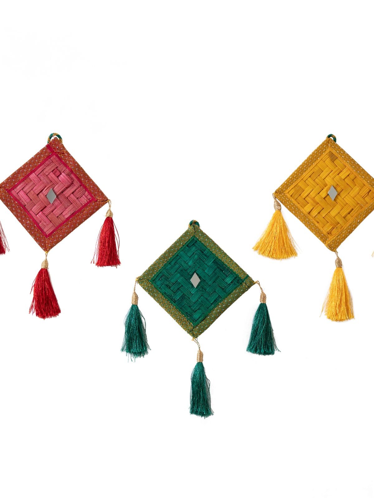 Patang Handcrafted Bamboo Hanging - set of 3 - Greenkraft