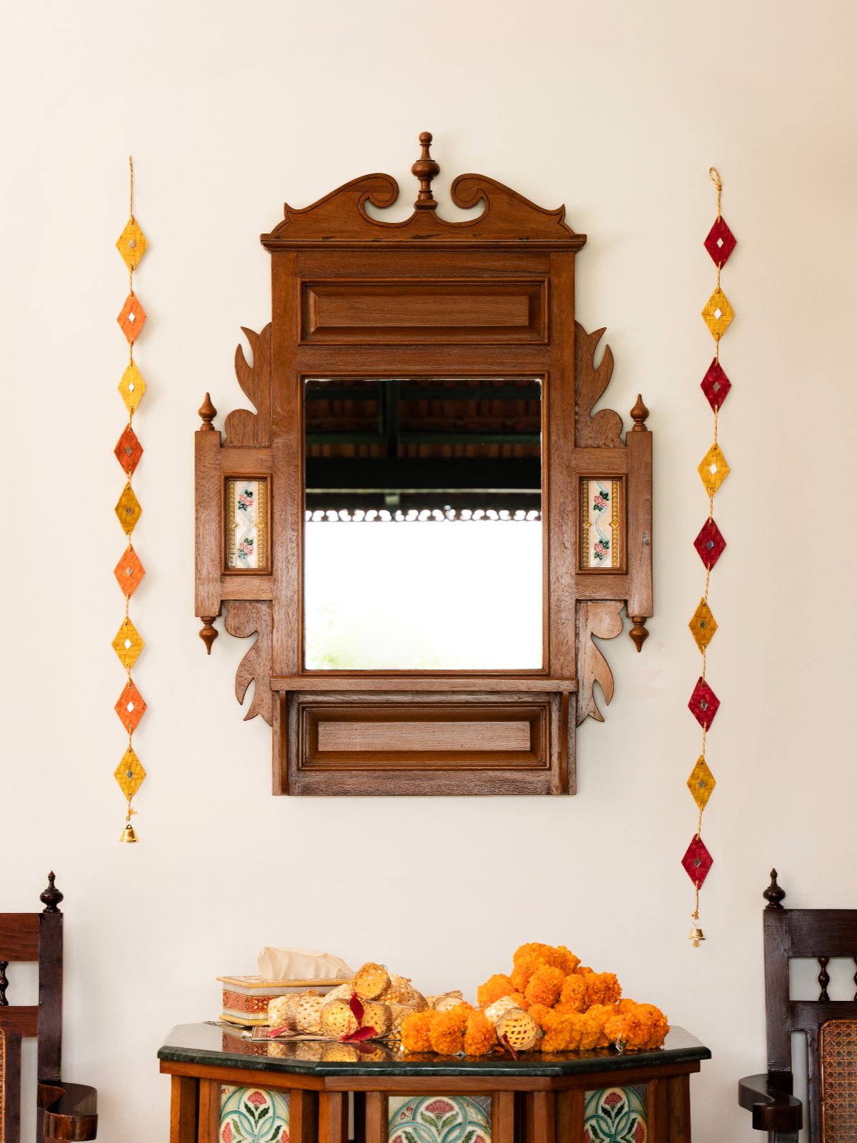 Rang Handcrafted Bamboo Hanging - Set of 2 - Greenkraft
