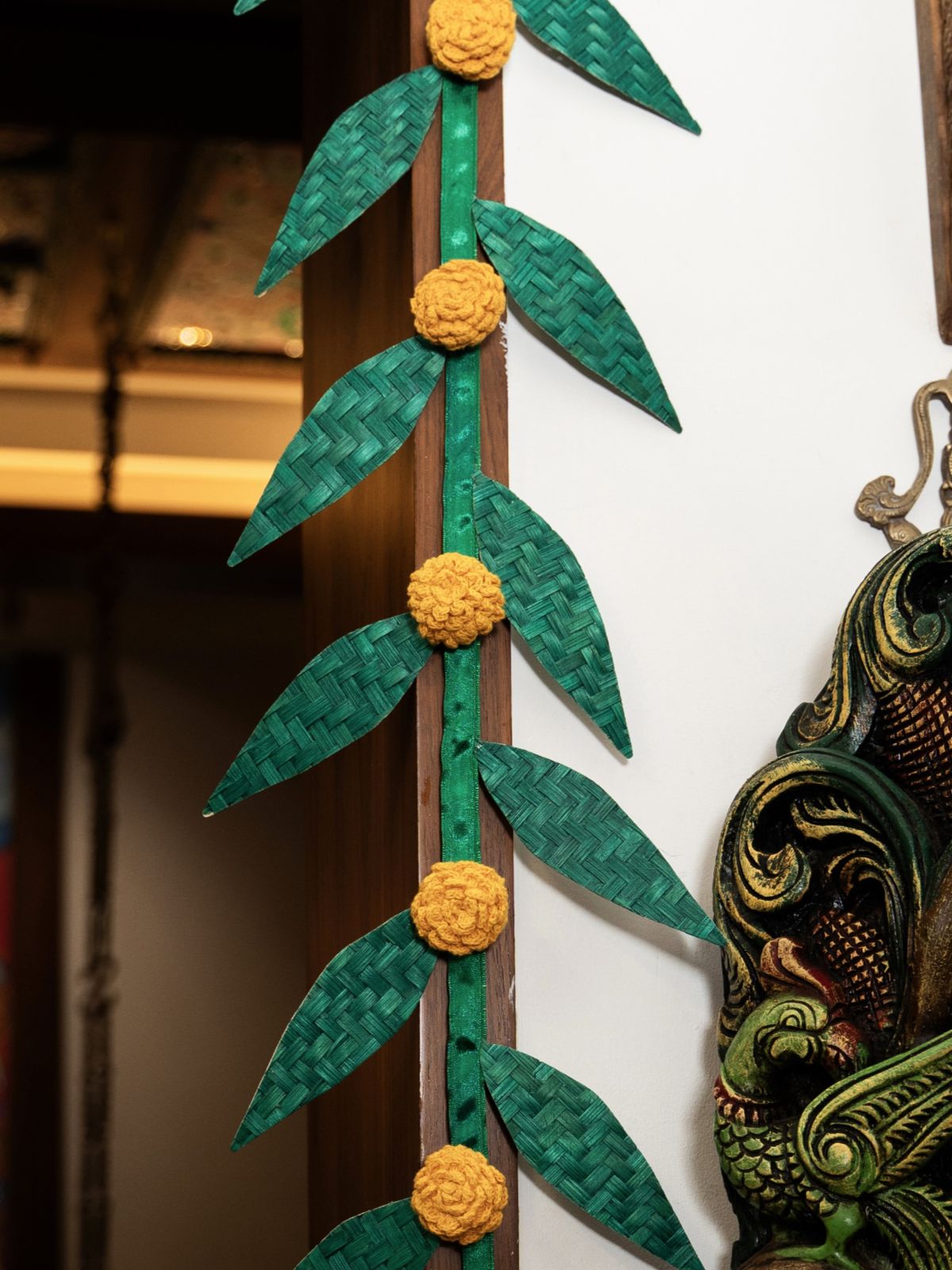 Shubh Handcrafted Bamboo Hanging - Set of 2 - Greenkraft