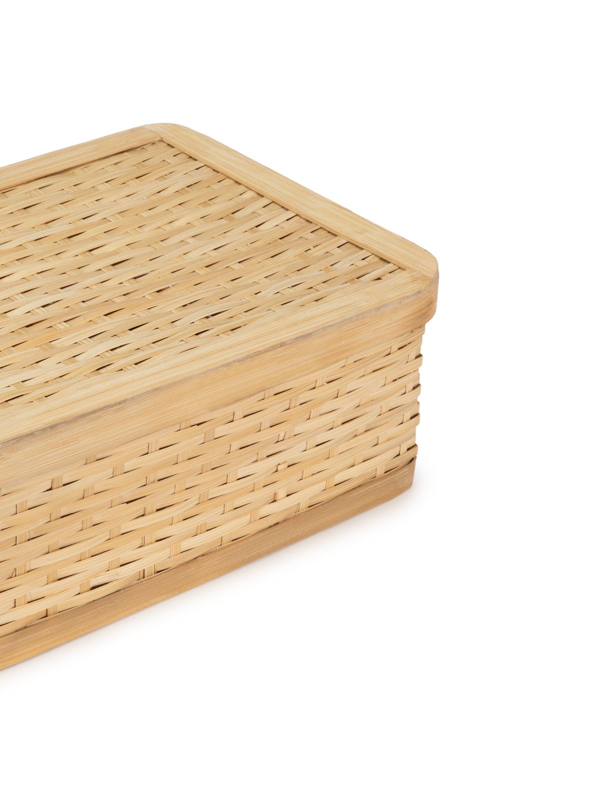Sora Handcrafted Bamboo Rectangular Box - Large - Greenkraft