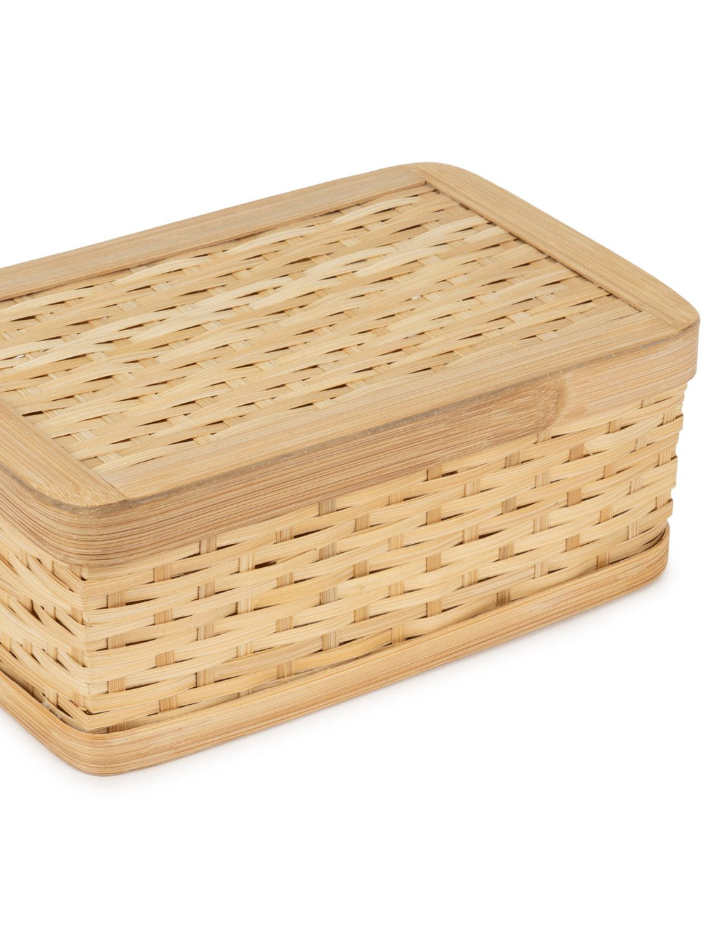 Sora Handcrafted Bamboo Rectangular Box - Medium - Greenkraft