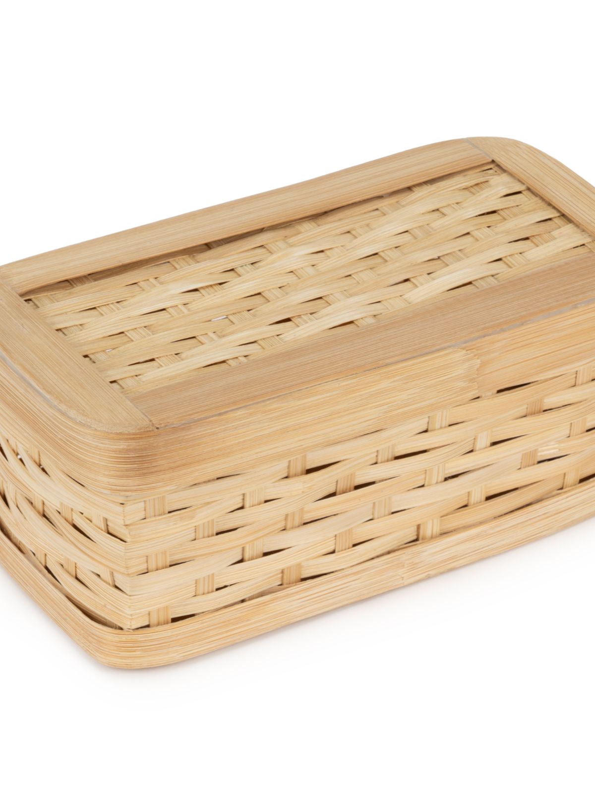 Sora Handcrafted Bamboo Rectangular Box - Small - Greenkraft