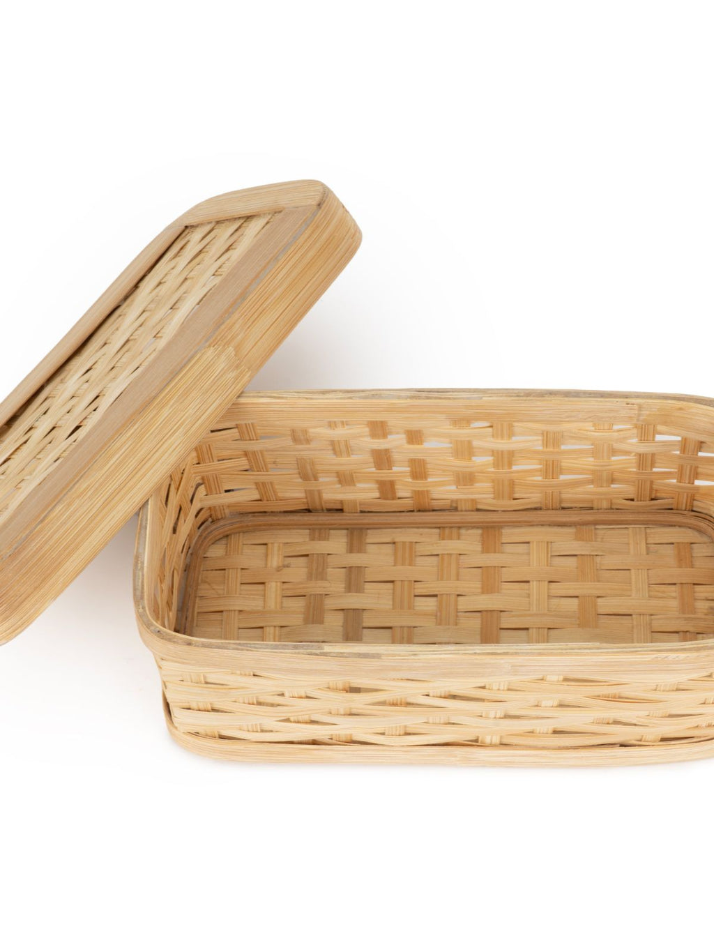 Sora Handcrafted Bamboo Rectangular Box - Small - Greenkraft