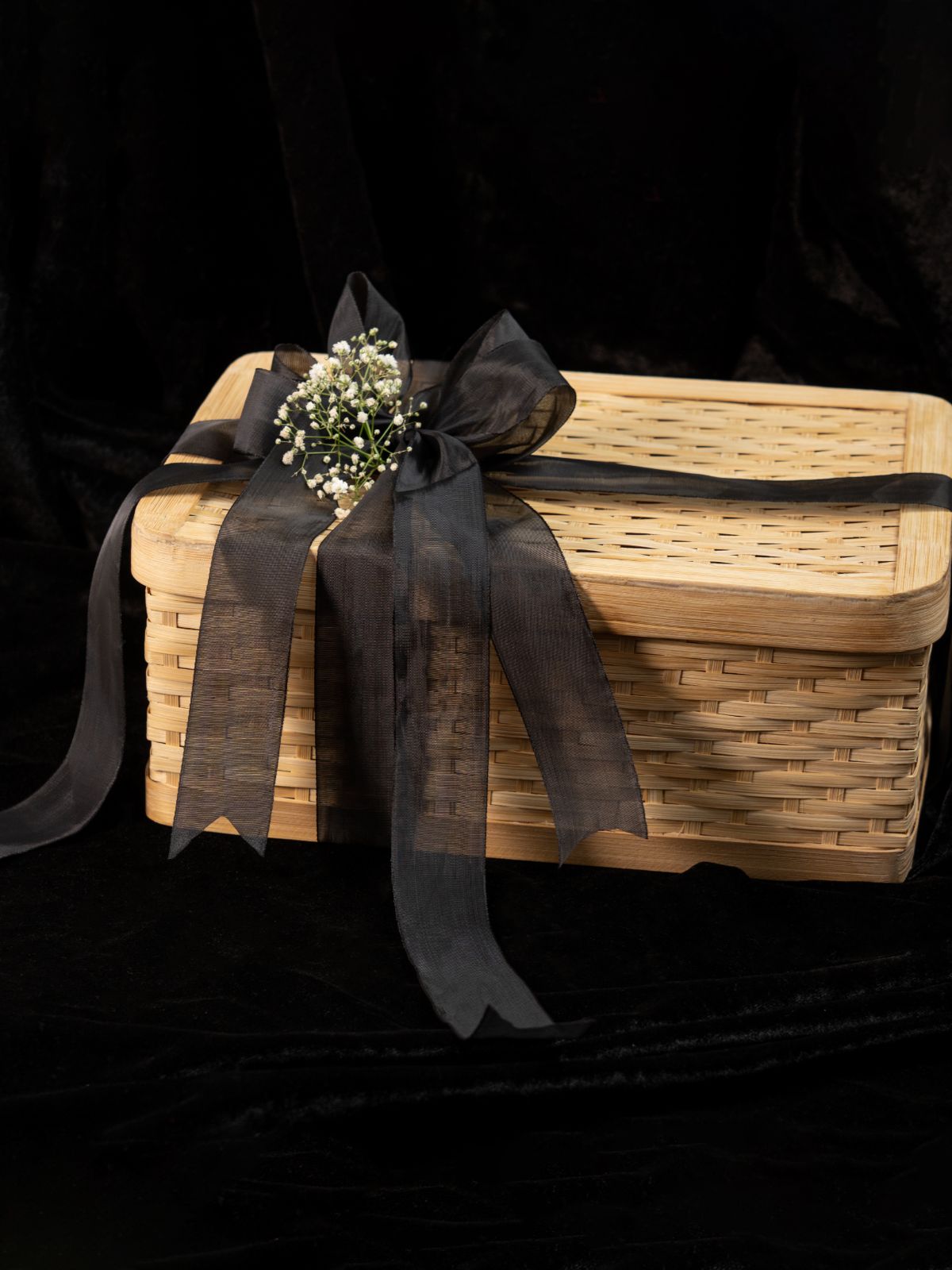 Sora Handcrafted Bamboo Rectangular Box - Small - Greenkraft