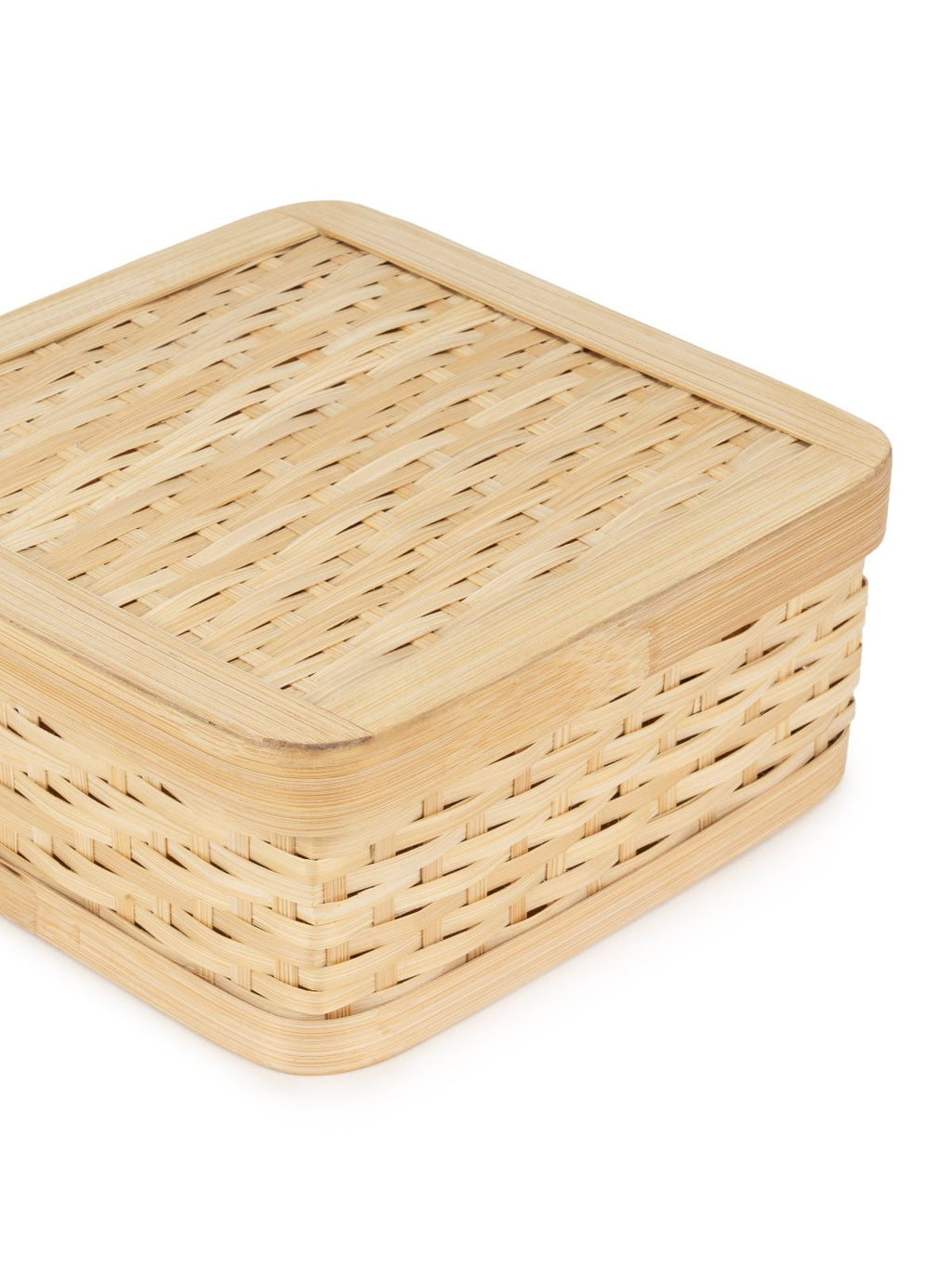 Sora Handcrafted Bamboo Square Box - Medium - Greenkraft
