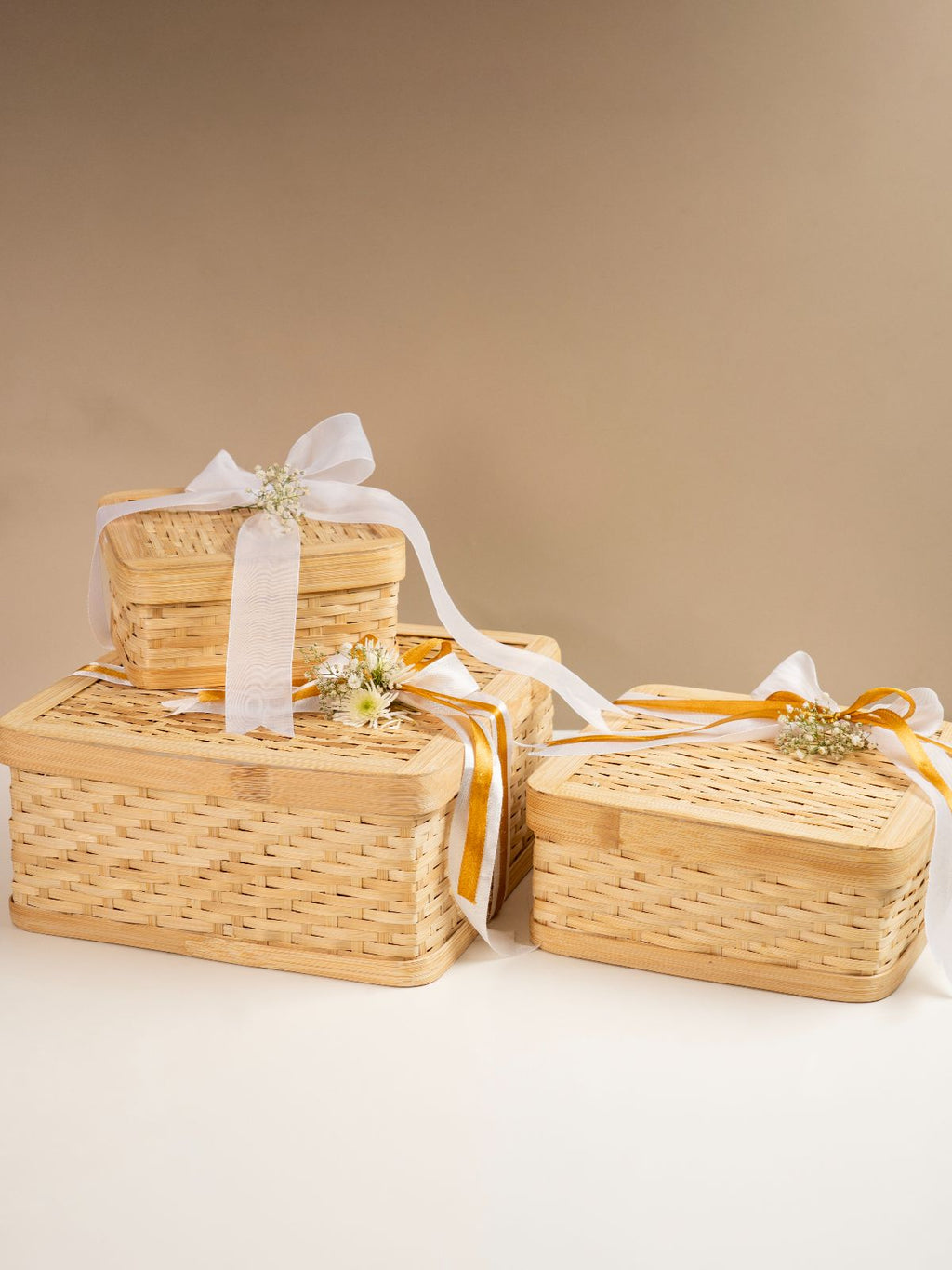 Sora Handcrafted Bamboo Square Box - Medium - Greenkraft