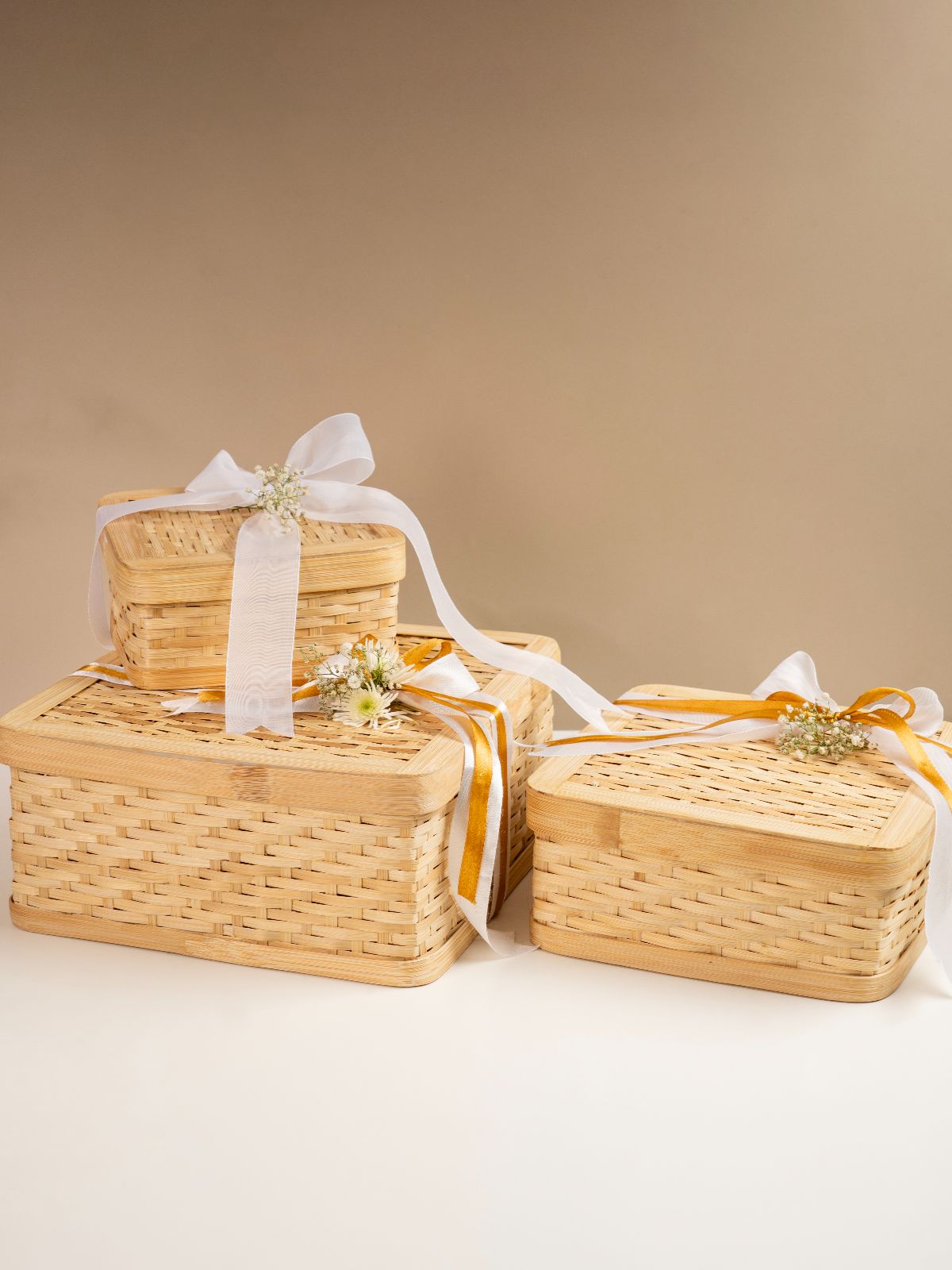 Sora Handcrafted Bamboo Square Box - Medium - Greenkraft