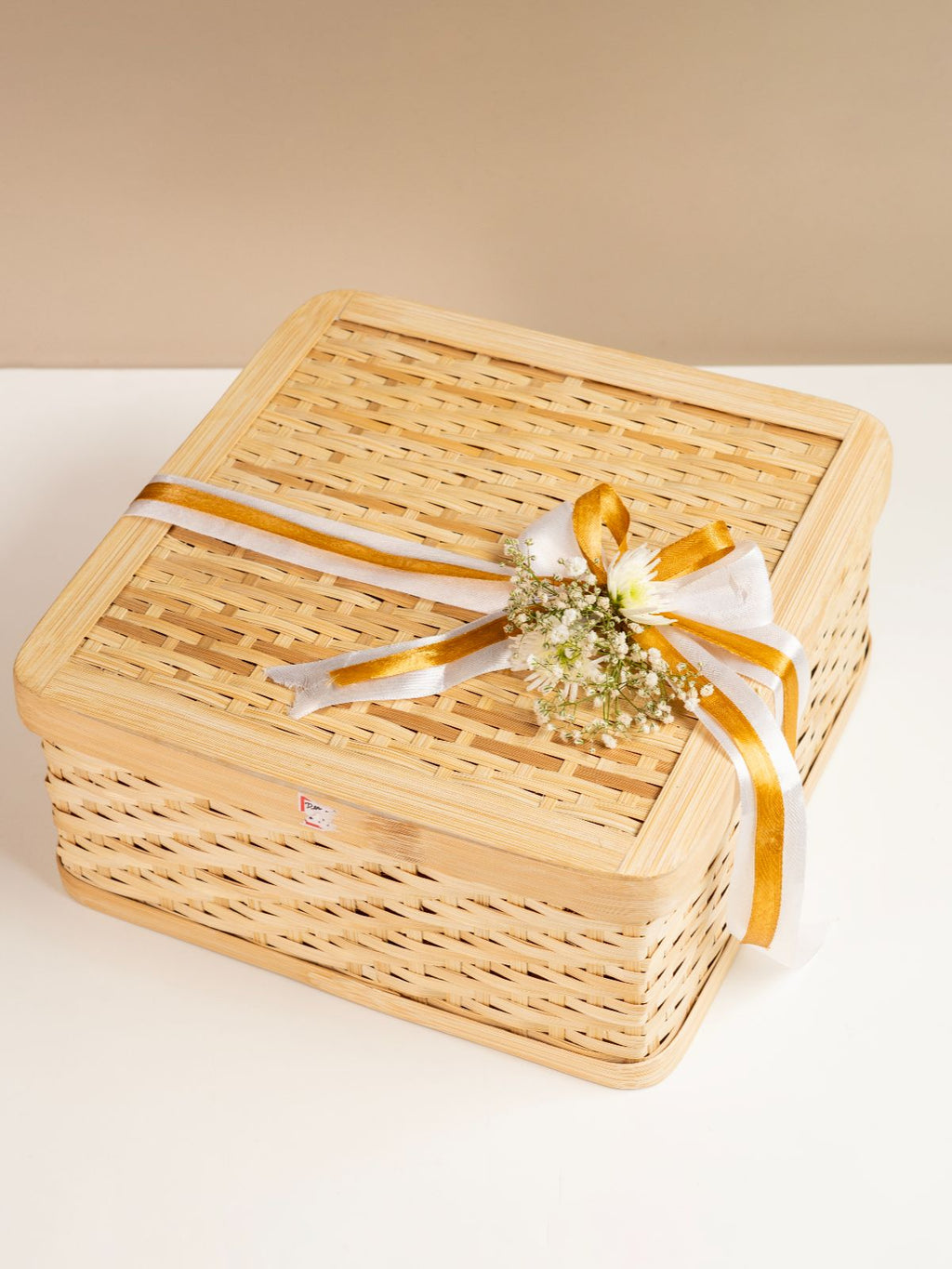 Sora Handcrafted Bamboo Square Box - Small - Greenkraft