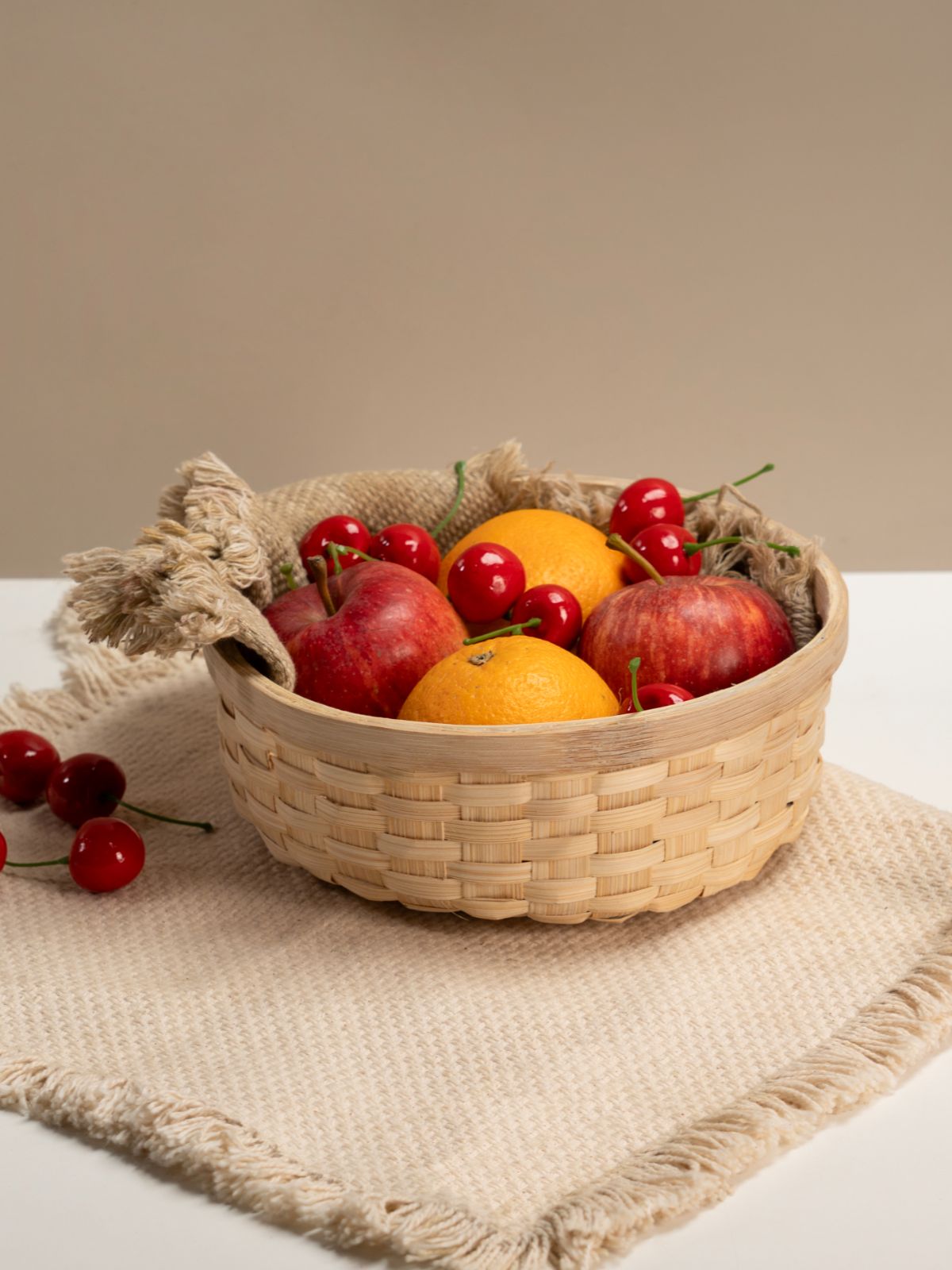 Velora Handcrafted Bamboo Basket - Greenkraft