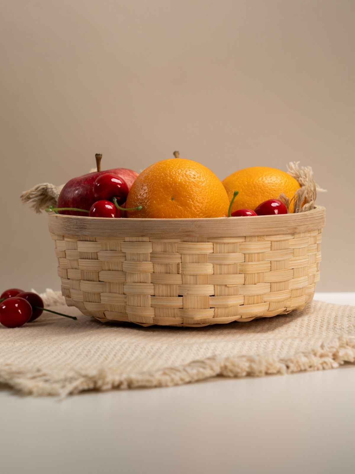 Velora Handcrafted Bamboo Basket - Greenkraft