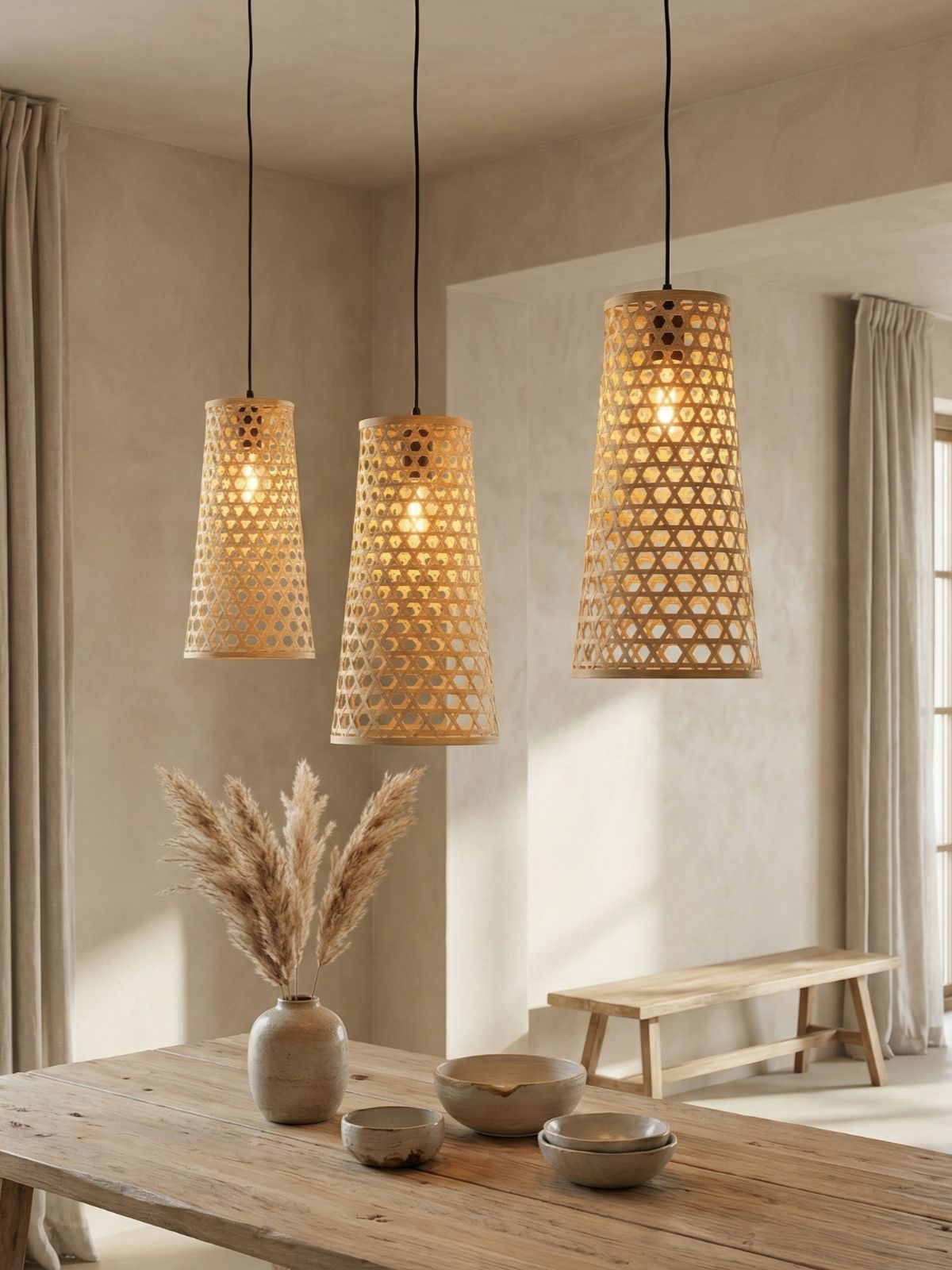 Velune Handcrafted Bamboo Lamp - Greenkraft