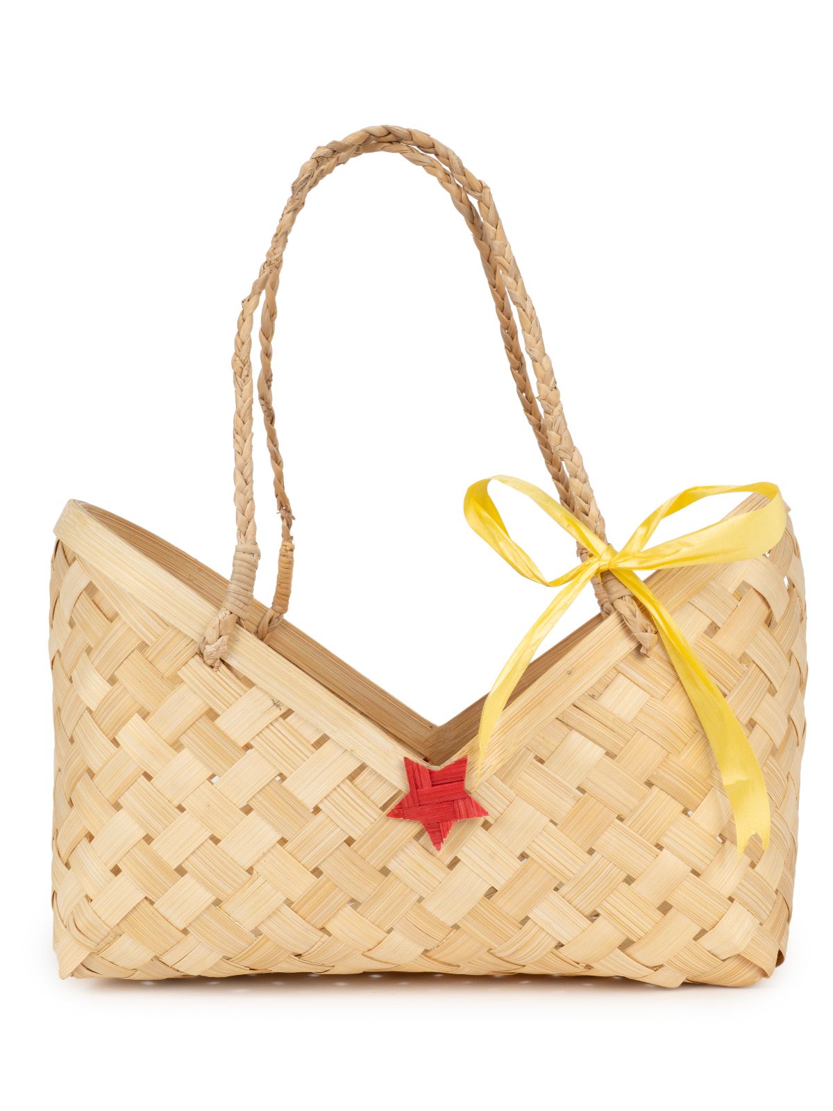 Viera Handcrafted Bamboo Basket - Greenkraft