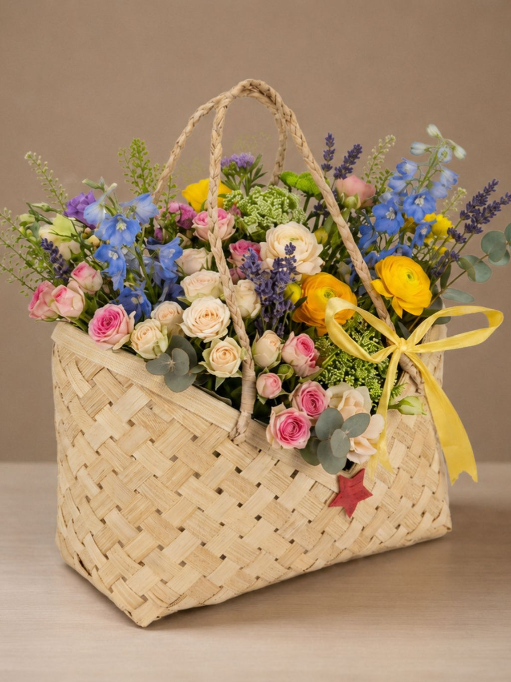 Viera Handcrafted Bamboo Basket - Greenkraft
