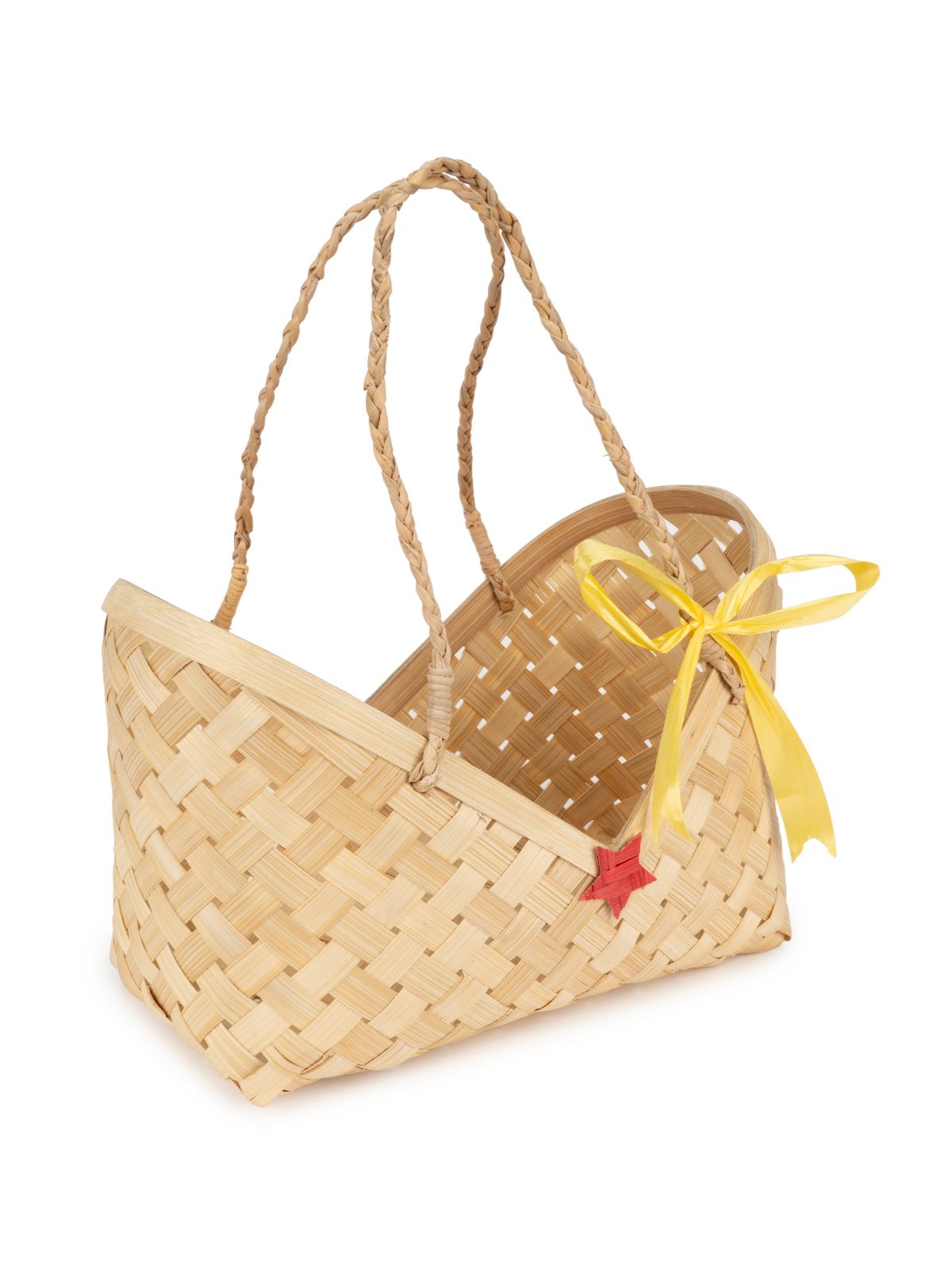 Viera Handcrafted Bamboo Basket - Greenkraft