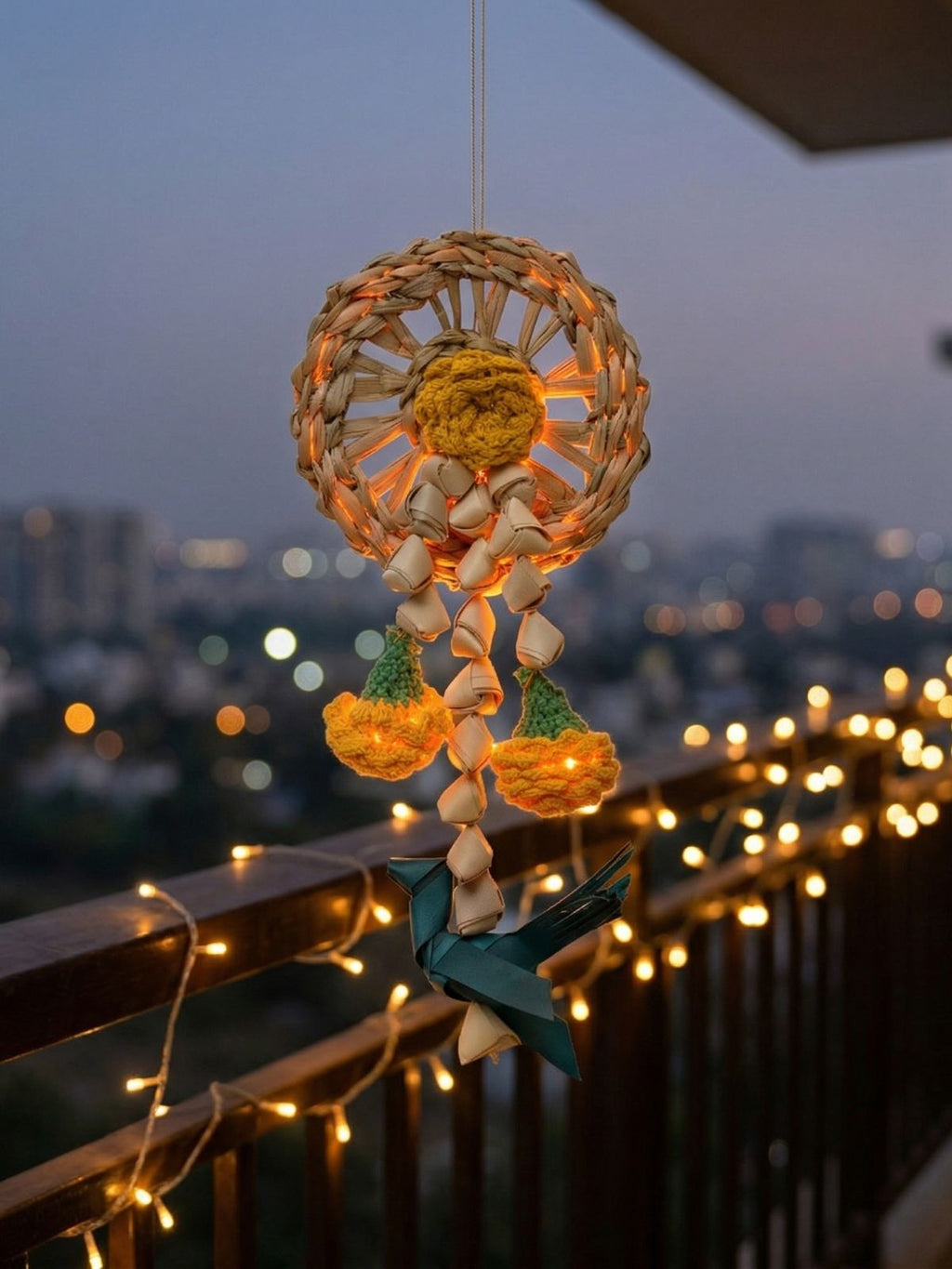 Vihang Handcrafted Chamba Hanging - Set of 2 - Greenkraft